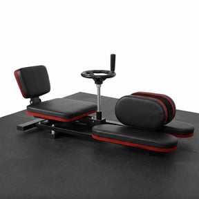 Red Steel Stretch Machine, Split Adjustable Heavy Duty Leg Stretcher Machine, Split Machine Training Equipment Leg Stretcher for Yoga Studio