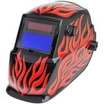 Lincoln Electric Auto-Darkening Welding Helmet with Grind Mode- Red Steel, Model Number K3446-1