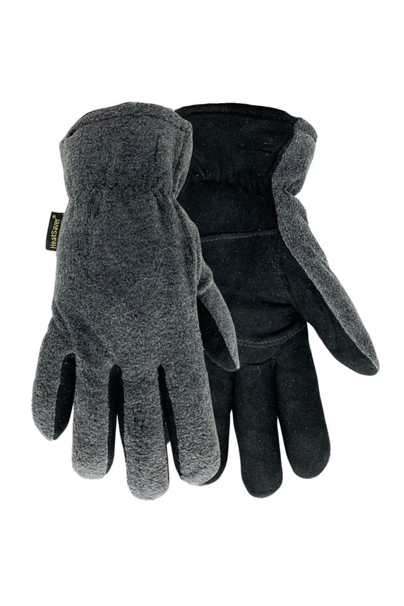 150 Heatsaver Thermal Lined Premium Black Suede Deerskin Leather Driver Glove [PRICE is per PAIR] Size XL