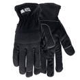 thumbnail image 1 of Red Steer 170-S Unlined Ironskin Synthetic Leather Palm Glove, Black, Size Small, 1 of 5