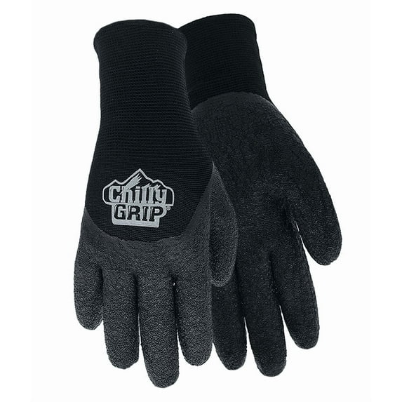 Red Steer Chilly Grip A328 Water Resistant Thermal Lined 3/4 Dip Rubber Palm, Work & General Purpose Gloves, Size Medium, Sold by Pair