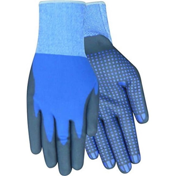 Red Steer Powertouch PVC Glove -Grip Palm - Blue