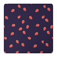 thumbnail image 1 of Red Strawberry Plants Dark Pattern Square Fitted Tablecloth with Elastic Edge,Square Table Cover,Washable Elastic Table Cover for Home Kitchen Party Decor 36"x36", 1 of 6