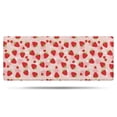 thumbnail image 1 of Red Strawberry Plants Fruit Dot Pink Pattern Bathroom Rugs Mat,Non Slip Microfiber Bathroom Rug,Rubber Backing,Soft Bathroom Mats for Bathroom Floor,Tub and Shower,60x24in(150x60cm), 1 of 4