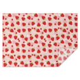 thumbnail image 1 of Red Strawberry Plants Fruit Dot Pink Pattern Rectangle Tablecloth 60"x84",Waterproof Polyester Rectangle Table Cloth, Wipeable Spillproof Polyester Tablecloth for Dining, Camping, Indoor and Outdoor, 1 of 5
