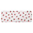 thumbnail image 1 of Red Strawberry Plants Fruit Dot White Pattern Kitchen Rug Mat,Kitchen Runner Rugs Non Skid Washable,Decorative Kitchen Floor Mats for Kitchen,Sink,Laundry,17"x47.2", 1 of 7