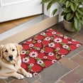 thumbnail image 1 of Red Strawberry Plants Fruit Flower Door Rugs,Washable Non Slip Door Mats Indoor,Decorative Door Mats,Entry Mat Indoor for Entrance,Bedroom,Kitchen,Bathroom,16"x24", 1 of 6