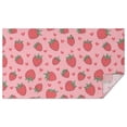 thumbnail image 1 of Red Strawberry Plants Fruit Heart Pink Rectangle Tablecloth 60"x102",Waterproof Polyester Rectangle Table Cloth, Wipeable Spillproof Polyester Tablecloth for Dining, Camping, Indoor and Outdoor, 1 of 6