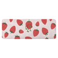 thumbnail image 1 of Red Strawberry Plants Fruit Kitchen Rug Mat,Kitchen Runner Rugs Non Skid Washable,Decorative Kitchen Floor Mats for Kitchen,Sink,Laundry,17"x47.2", 1 of 7
