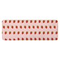 thumbnail image 1 of Red Strawberry Plants Fruit Pink Pattern Kitchen Rug Mat,Kitchen Runner Rugs Non Skid Washable,Decorative Kitchen Floor Mats for Kitchen,Sink,Laundry,17"x47.2", 1 of 7