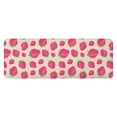 thumbnail image 1 of Red Strawberry Plants Fruit Pink Pattern Kitchen Rug Mat,Kitchen Runner Rugs Non Skid Washable,Decorative Kitchen Floor Mats for Kitchen,Sink,Laundry,17"x47.2", 1 of 7
