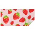 thumbnail image 1 of Red Strawberry Plants Fruit Pink Pattern Rectangle Tablecloth 60"x120",Waterproof Polyester Rectangle Table Cloth, Wipeable Spillproof Polyester Tablecloth for Dining, Camping, Indoor and Outdoor, 1 of 6