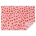 thumbnail image 1 of Red Strawberry Plants Fruit Pink Pattern Rectangle Tablecloth 60"x84",Waterproof Polyester Rectangle Table Cloth, Wipeable Spillproof Polyester Tablecloth for Dining, Camping, Indoor and Outdoor, 1 of 5