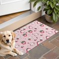 thumbnail image 1 of Red Strawberry Plants Fruit Rabbit Pink Pattern Door Rugs,Washable Non Slip Door Mats Indoor,Decorative Door Mats,Entry Mat Indoor for Entrance,Bedroom,Kitchen,Bathroom,16"x24", 1 of 6
