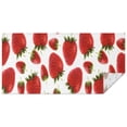 thumbnail image 1 of Red Strawberry Plants Fruit White Pattern Rectangle Tablecloth 60"x120",Waterproof Polyester Rectangle Table Cloth, Wipeable Spillproof Polyester Tablecloth for Dining, Camping, Indoor and Outdoor, 1 of 6