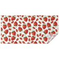 thumbnail image 1 of Red Strawberry Plants Fruit White Pattern Rectangle Tablecloth 60"x120",Waterproof Polyester Rectangle Table Cloth, Wipeable Spillproof Polyester Tablecloth for Dining, Camping, Indoor and Outdoor, 1 of 6