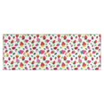 thumbnail image 1 of Red Strawberry Plants Leaf White Pattern Kitchen Rug Mat,Kitchen Runner Rugs Non Skid Washable,Decorative Kitchen Floor Mats for Kitchen,Sink,Laundry,17"X47", 1 of 5