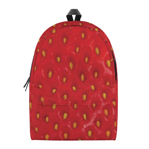 Red Strawberry Print Student Full Printed Hoodie Sweatshirt , Food Lover T-Shirt Pullover For Men And Women Graphic Tee Plus Size To 5Xl. Back To School Gifts