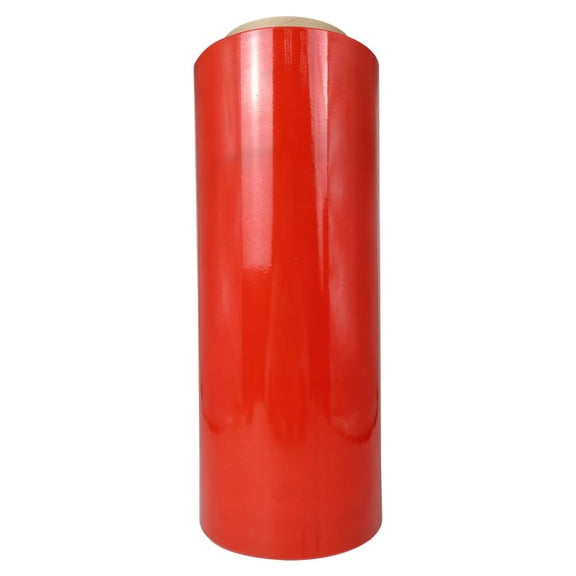 Red Stretch Film Plastic Roll 12" x 1000ft 80 Gauge Industrial Packing for Moving Shipping