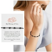 GEMKONSEY Red String Bracelet For Good Luck Adjustable String Bracelets Knots Bracelet Gifts For Women
