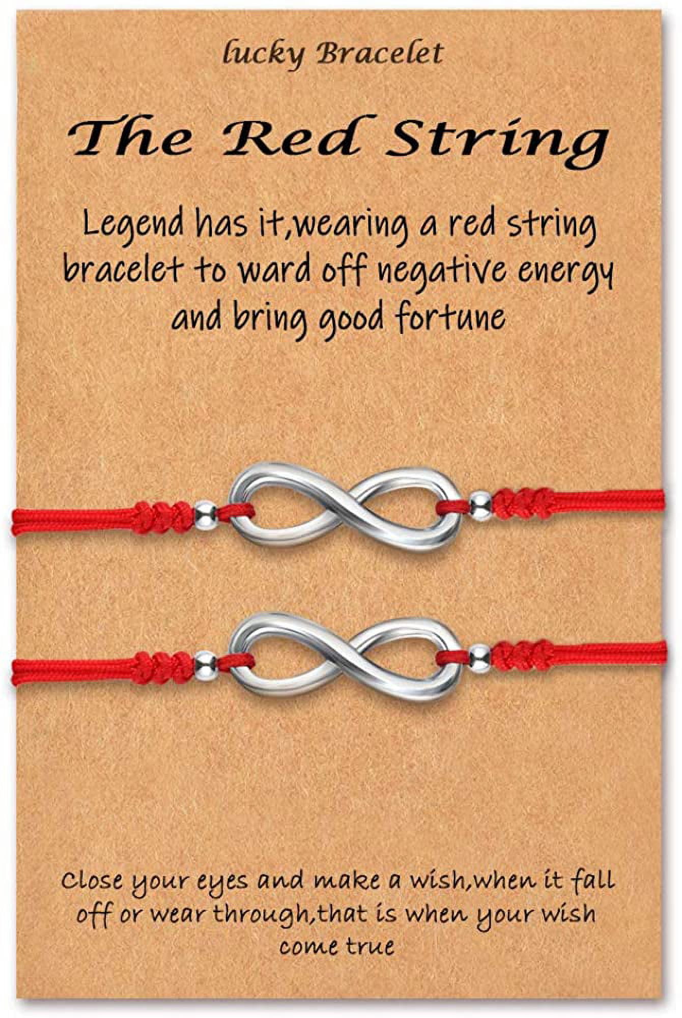 Red string shop bracelet falls off
