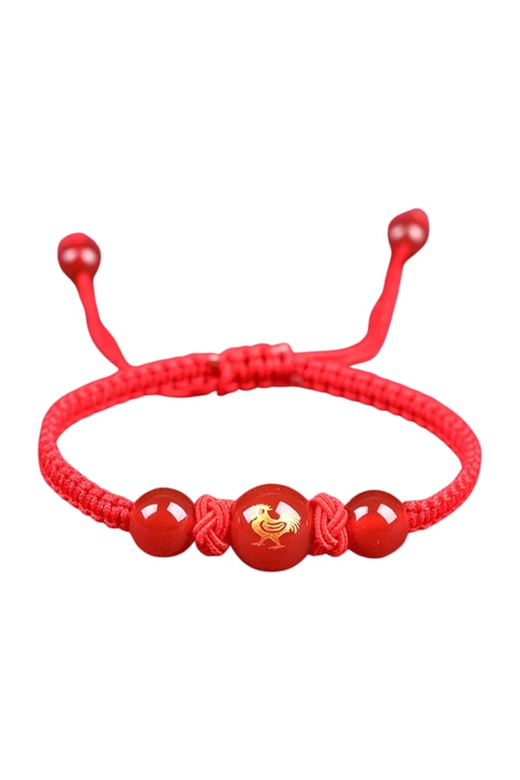 Red String Bracelets Adjustable Braided Rope Charm Unique Wrist Jewelry Suitable for Daily Wear