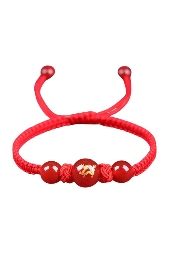 Red String Bracelets Adjustable Length Necklace Charm Cultural Symbol Suitable for Good Luck