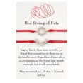 thumbnail image 1 of Red String of Fate Bracelets Handmade Red Rope Long Distance Matching Bracelet, 1 of 7