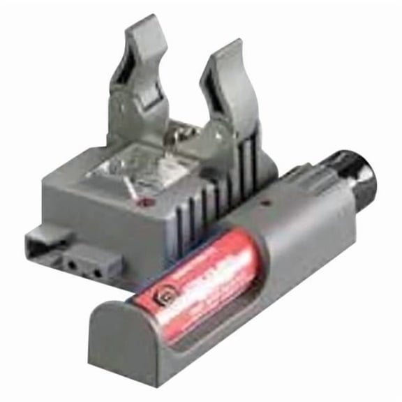 Red Strion LED Rechargeable Flashlight with Type A 100 & 120V PiggyBack Charger