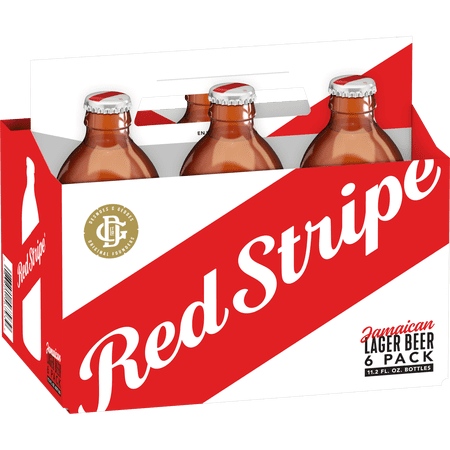 Red Stripe Lager Import Beer, 6 pack, 11.2 fl oz Bottles