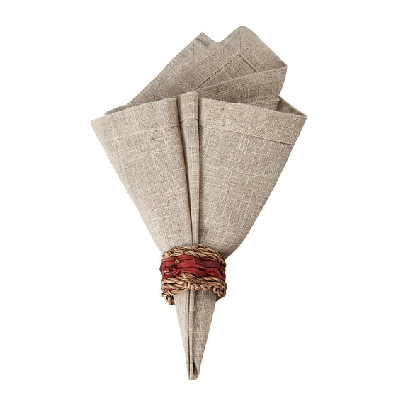 Red Stripe Napkin Ring