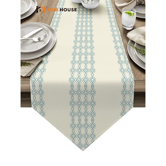Red Stripe Solid Color Texture Table Runner ration Home r Dinner Table ration Table r