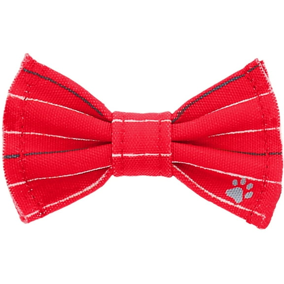 Pavilion Gift Company - Red Striped - 3" x 1.75" Canvas Pet Bow Tie