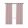 thumbnail image 1 of Red Striped Blackout Curtains 54 Inches Long for Bedroom, Red White Stripes Farmhouse Thermal Insulated Room Darkening Black Out Window Curtain Panels Grommet Drapes for Living Room, 1 of 8