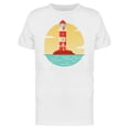 thumbnail image 1 of Red Striped Lighthouse Logo Tee Men's -Image by Shutterstock, 1 of 2
