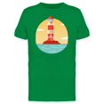 thumbnail image 1 of Red Striped Lighthouse Logo Tee Men's -Image by Shutterstock, 1 of 2