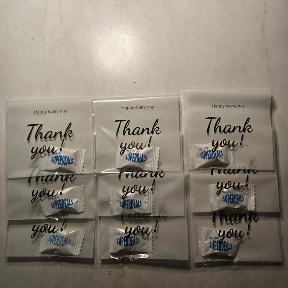 Red Striped Peppermint Candy  Individually Wrapped | By SUPERDEALS