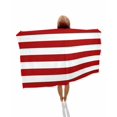 thumbnail image 1 of Red Stripes Beach Towels Oversized Super Absorbent, Simple Red White Texture Lightweight Bath Towel Quick Dry Sets For Bathroom/Pool/Rv Camping/Beach Play/Gym Room/Picnic 23"x47", 1 of 8