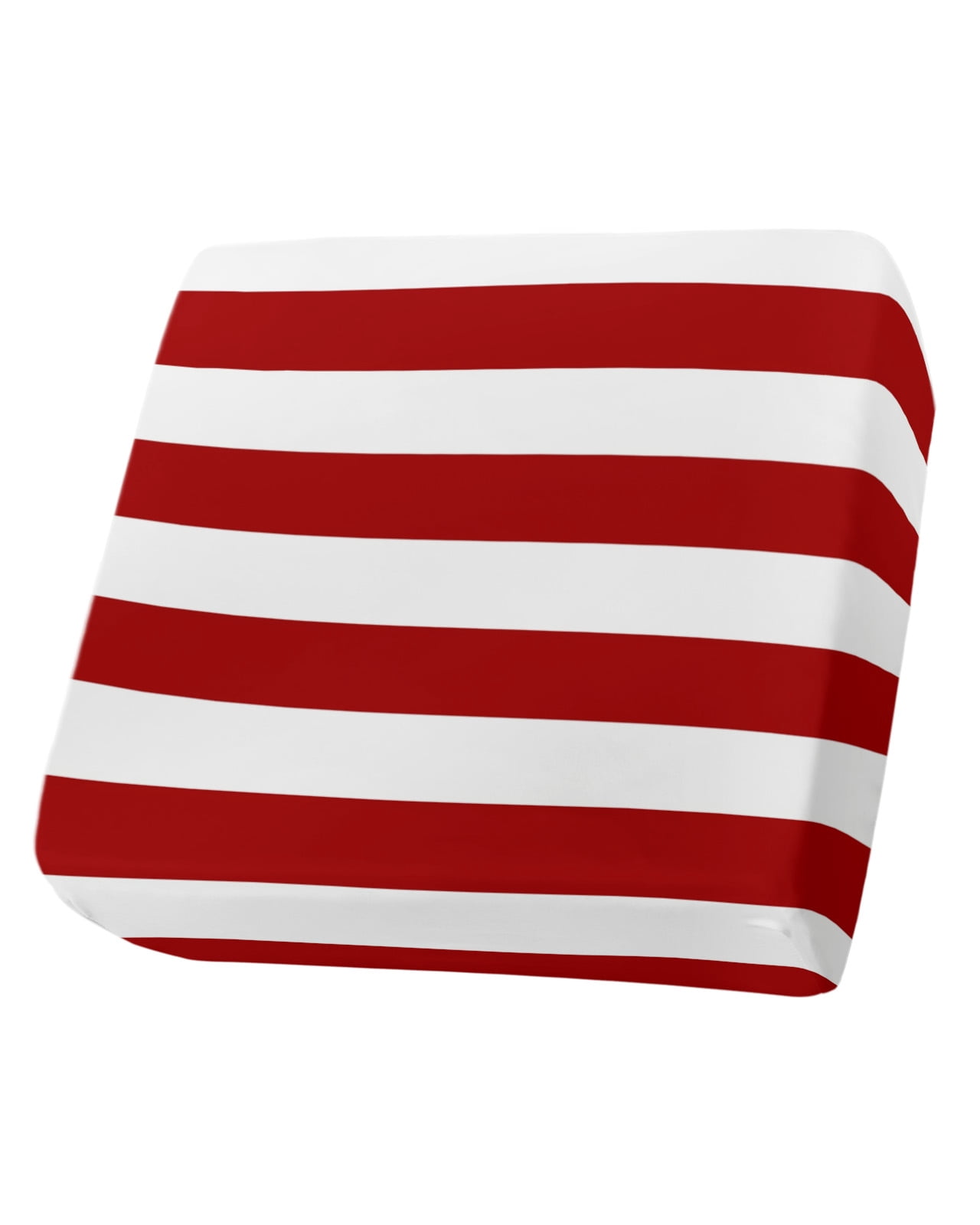 Red Stripes Couch Cushion Covers Stretch, Washable Sofa Seat Covers Individual Seat Cushion Sofa Slipcovers Simple Red White Texture Couch Cover Furniture Protector S-1PCS