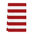 thumbnail image 1 of Red Stripes Microfiber Kitchen Towel, Simple Red White Texture Soft Absorbent Dish Towels, Quick Drying Washable Dishcloths for Kitchen Cleaning, Drying Dishes, 18x28 Inches, 1 of 9