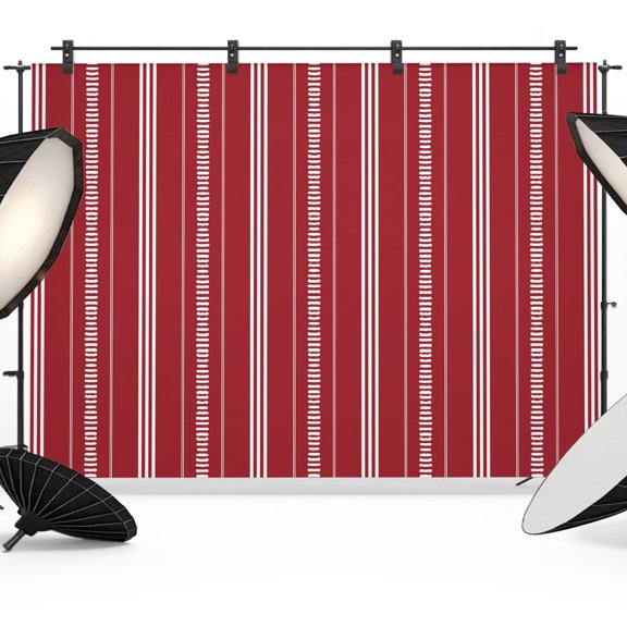 Red Stripes Photography Backdrop 7x5FT, Classic Minimalist Stripe Modern Geometric Photo Backdrops, Background for Photography Studio Photo Studio Background, Back Drop for Photoshoot