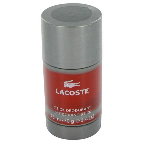 Red Style In Play by Lacoste Deodorant Stick for Men 2.4 oz New
