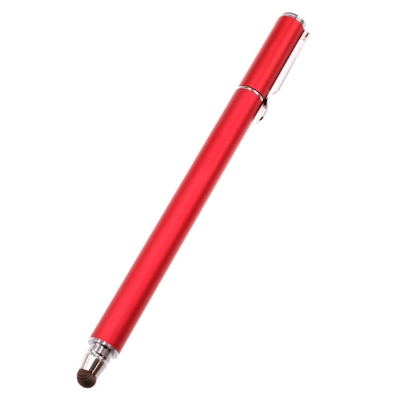 Red Stylus Touch Screen Pen for Samsung Galaxy S20/FE/FE/Plus/Ultra/S21/FE/FE/Plus/Ultra/S22/Plus/Ultra - Fiber Tip Aluminum Lightweight