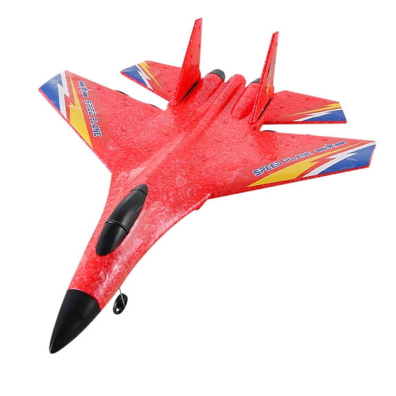 Red Su 27 Speed Plane Gravity Glider Foam For Kids Remote Control Airplane Outdoor Flying Toy