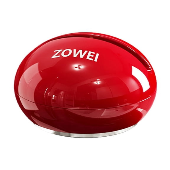 Red Suction Cup Round Sharpening Stone With Tungsten Steel Blade Holder Non Slip For Kitchen Knife Sharpener 2.8X2.8X1.8 Inch