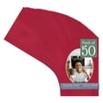 thumbnail image 1 of Red Suede Picture Frame Mat for 11x17 Frames - Oval Opening for 8.5x11 Photos - 50 Mats, 1 of 7