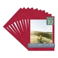 thumbnail image 1 of Red Suede Picture Frame Mat for 20x24 Frames - Fits 16x20 Photos - 10 Mats, 1 of 7