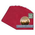 thumbnail image 1 of Red Suede Picture Frame Mat for 7x7 Frames - Circle Opening for 4x4 Photos - 25 Mats, 1 of 7