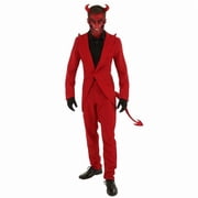 Red Suit Devil Costume for Adults