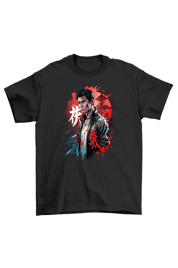 Red Sun Anime Fighter T-Shirt - Unleash Your Inner Warrior Vibrant Design, Funn Unisex S-5XL Hot Trending Shirt, not genuine